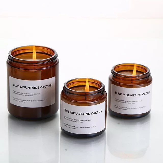 Best Customized label Empty Glass Candle Jars with Metal Lids Manufacturer  and Factory